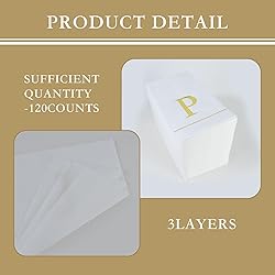 Ottin Monogrammed Letter P 120 Packs Initial Paper