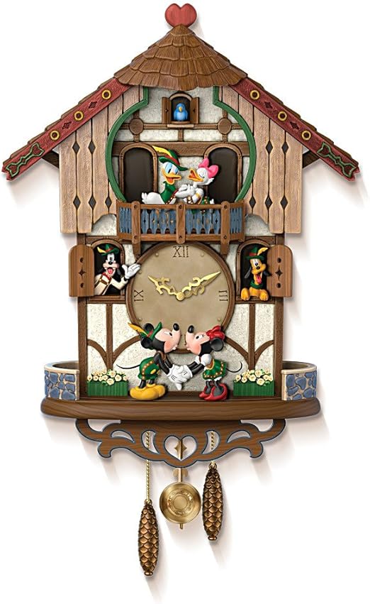 Disney Cuckoo Clock Sweetheart Chalet by The Bradford Exchange Amazon