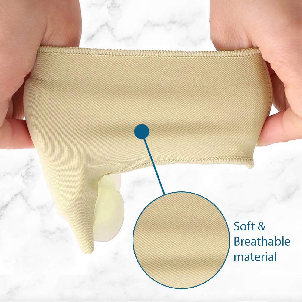 Bunion Corrector and Orthopedic Hallux Valgus Relief Splint Gel Bunion Pads Sleeves Brace – Toe Stretcher Bunion Guard for Men and Women Gel Toe Spacer, Toe Separator, Toe Spreader – Bunion Protector : Beauty