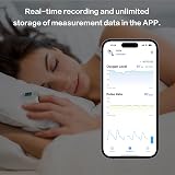 ViATOM Pulse Oximeter Bluetooth Finger Clip SpO2 PR OLED White view 3