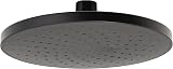 Croydex Presion Pressure Boost Shower 200mm Black Matt Low Pressure 1/2" BSP