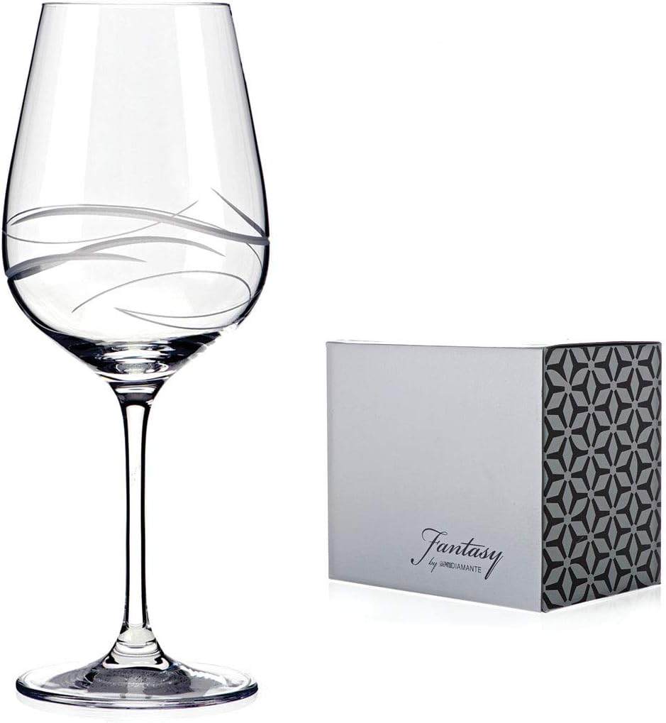 Fantasy Hand red Wine Glasses Set of 6 Amazon.co.uk Kitchen & Home