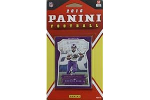 Minnesota Vikings 2016 Panini Football Factory Sealed 8 Card Team Set Featuring Adrian Peterson and Stefon Diggs Plus Rookie Cards