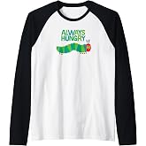 Eric Carle The Very Hungry Caterpillar Always Hungry Book Raglan Baseball Tee