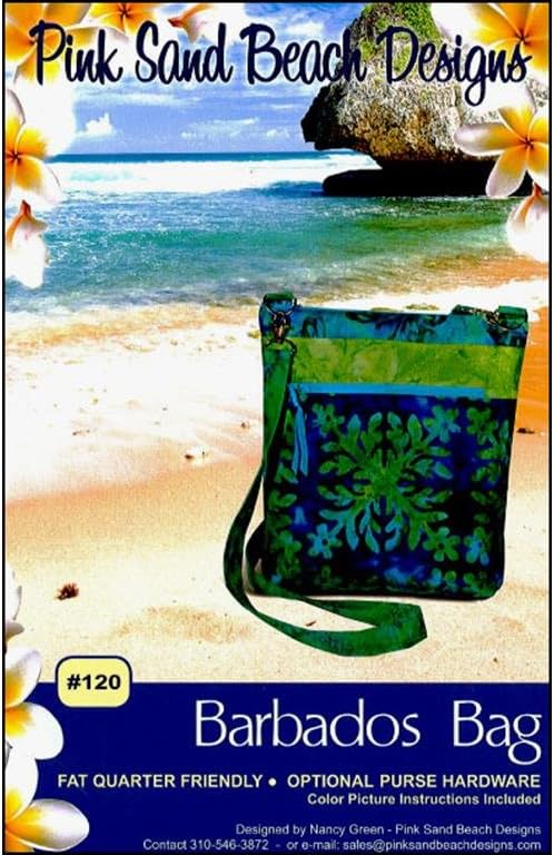 Pink Sand Beach Design Pink Sand Beach Ptrn DA Barbados Bag Pattern