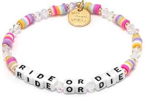 Little Words Project Mother's Day Gifts, The Original Word Bracelet, Made with Colorful Beads and Plated Brass Hardware, Handcrafted Design & Positive Message