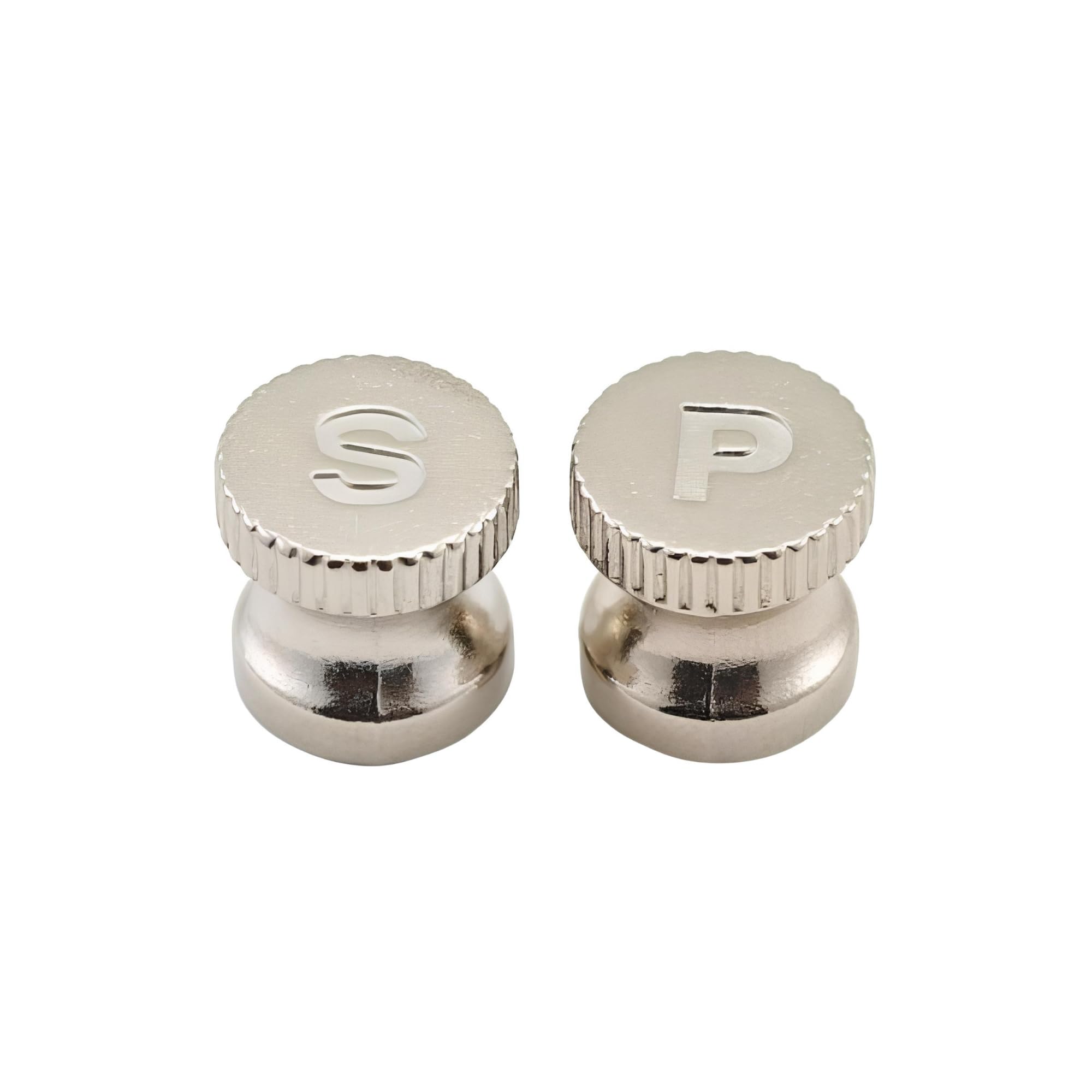 GenWare Engraved Knobs for Salt and Pepper Grinders, SPKNOBS, Pack of 6