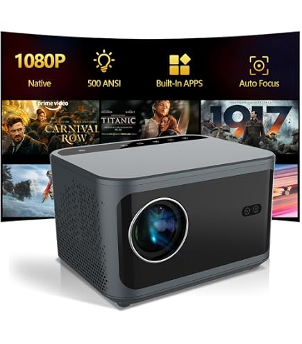 Amazon.com: Smart Projector with Android 11 OS, 4K Support & 720P