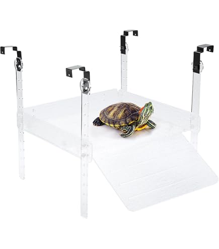 Red Eared Slider Habitat Turtle Topper – Hanging Tank Lid With Ramp For ...