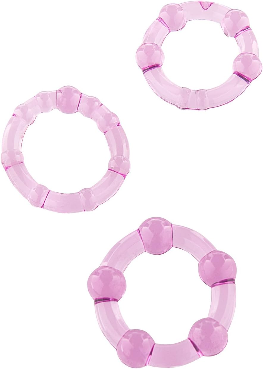 You2Toys Get Hard Cock Rings Set, Purple