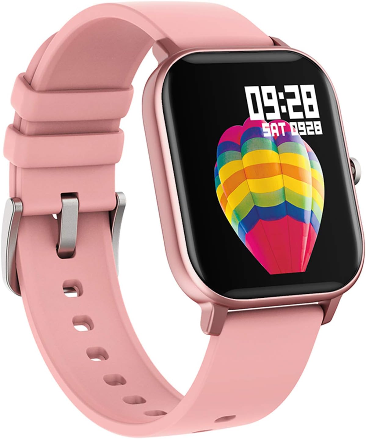 AMATAGE Smart Watch for Android Phones iPhone for Men Women, Fitness Tracker Watch with Heart Rate Monitor , Waterproof Activity Tracker with Sleep Monitor(Pink)
