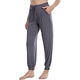 WiWi Pajama Pants for Women Lounge Super Soft Joggers Yoga Viscose from Bamboo Bottoms Cooling Pajamas Pant Sweatpants S-4X