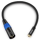 JOLGOO 3.5mm Female to XLR Male Stereo Audio
