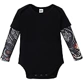 Magic Park 3-24M Infant Baby Boys Girls Tattoo Sleeve Romper Bodysuit Toddler Boy Tattoo Shirts Jumpsuit