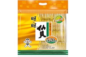 Want-Want Senbei Japanese Rice Cracker, Asian Snack Value Family Pack. Halal Friendly, 520g