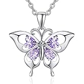 Black Cat/Mama Bear/Bat/Spider/Pumpkin/Wolf/Sun and Moon/Turtle/Raven Pendant Necklace for Women 925 Sterling Silver Crescent Moon Necklace Mother's Day Christmas Gothic Jewelry Gifts for Her