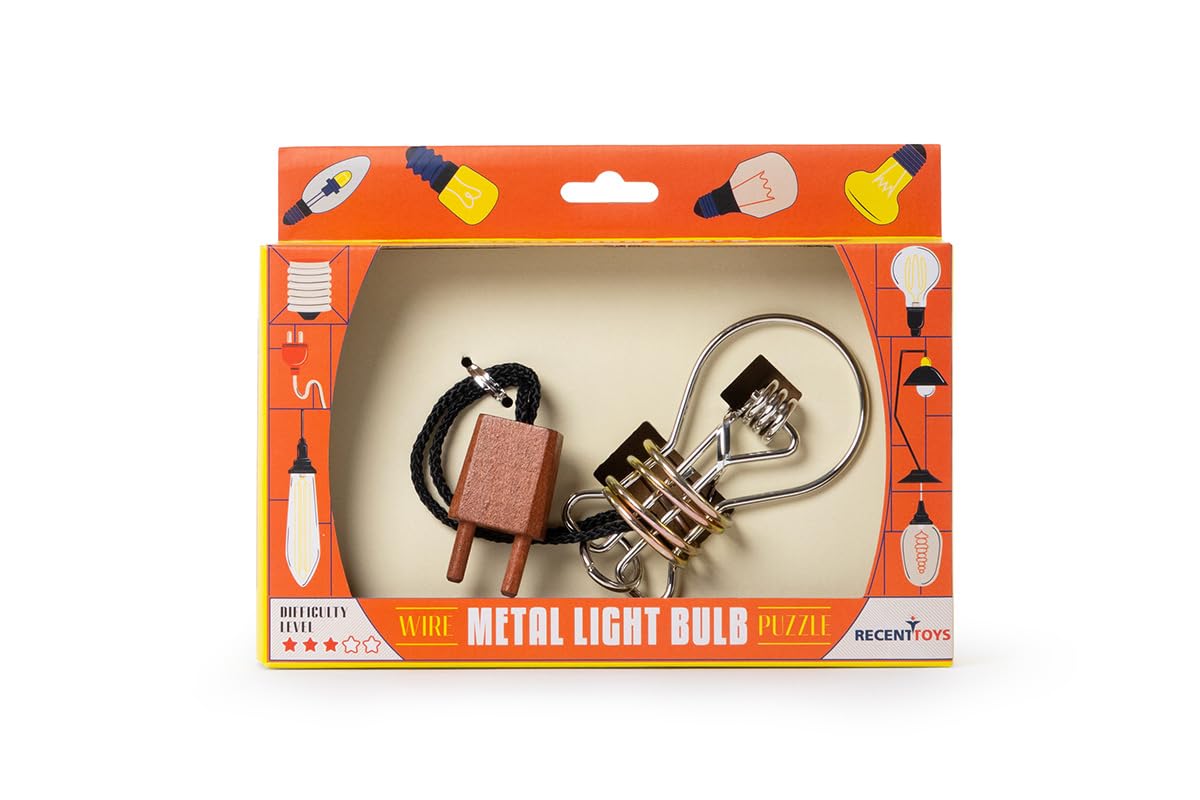 Constantin C5086 Metal Light Bulb Puzzle, multicolor