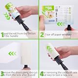 Nobleza Lint Roller Pet Hair Removal 540 Sheets Extra Sticky 6 Refills view 3