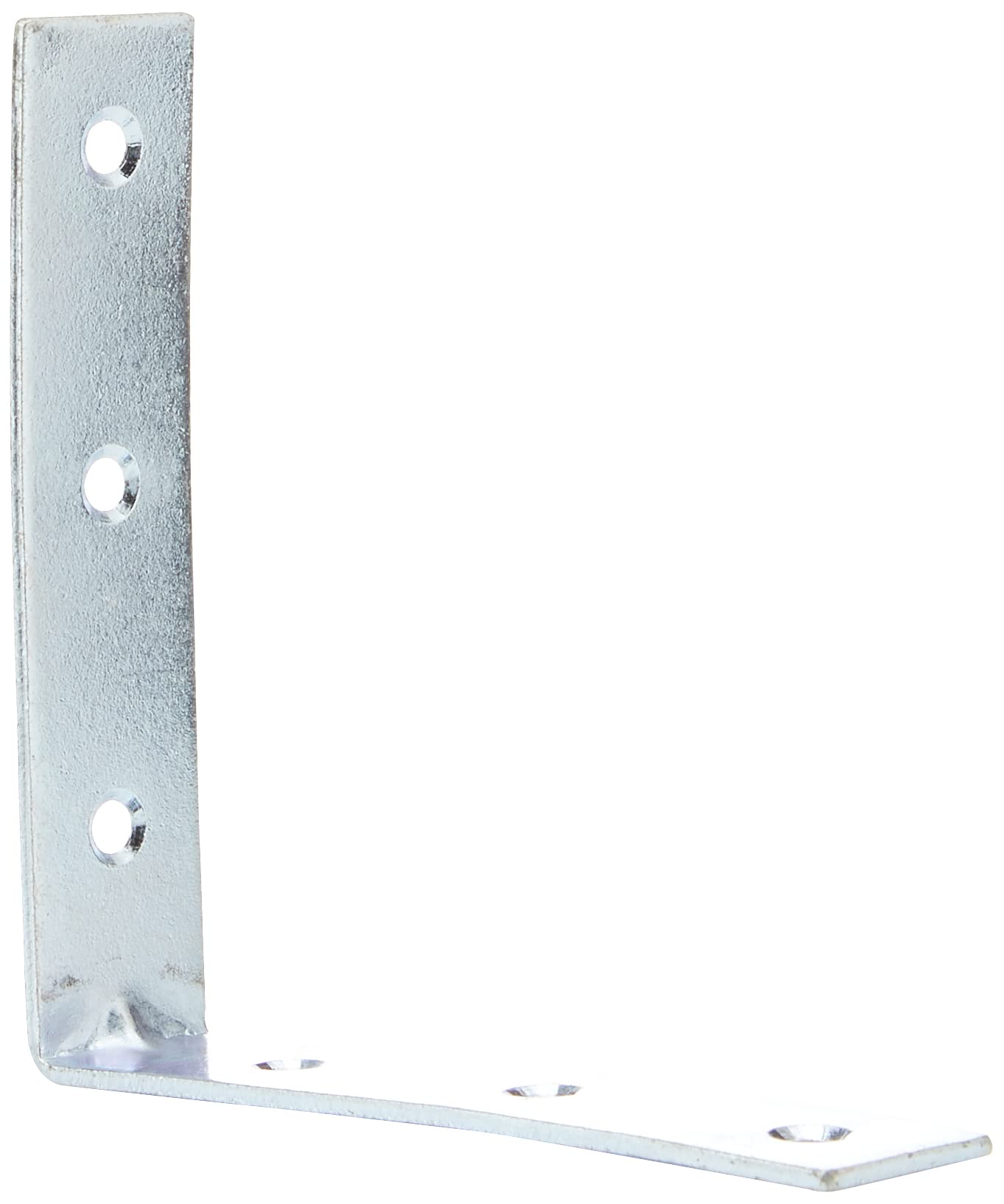 Merriway® BH00158 (10 Pcs) Bright Zinc Plated Corner Braces Brackets Plates, 100 mm (4 Inch) - Pack of 10 Pieces