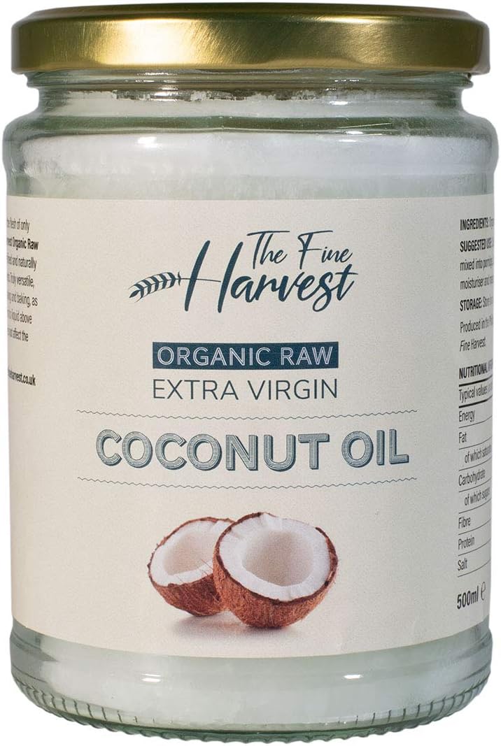 The Fine Harvest Organic Raw Extra Virgin Coconut Oil, Cold Pressed