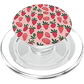 Cute Strawberry Pattern PopSockets PopGrip for MagSafe