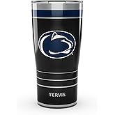 Tervis Traveler Penn State Nittany Lions - Night Game Triple Insulated Tumbler Travel Cup Keeps Drinks Cold & Hot, 20oz, Stainless Steel