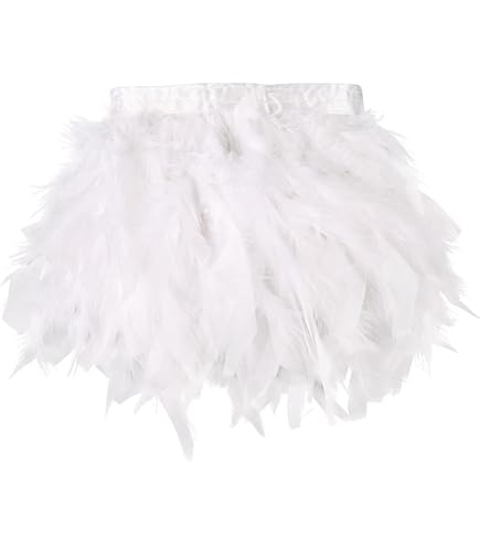 KOLIGHT confezione da 10 m Natural Rooster hackle Feather