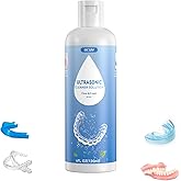 BCOM Ultrasonic Retainer Cleaner Solution, Jewelry Cleaner Solution Deep Clean for Retainer, Mouthguards, Night Guards, Aligners and Jewelry Ring, Odor Stain Remover for Ultrasonic Machines (4 oz)