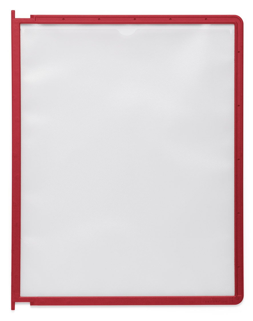 Durable 558203 Display Panel Sherpa Panel Pin A4, 5-Piece, Red