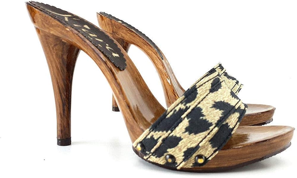 high heel clogs and mules