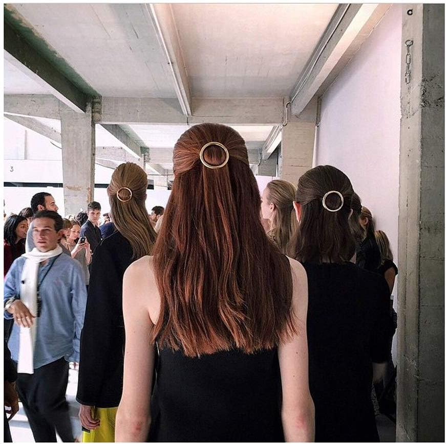 YOFASEN Hair Clip Fashion Various Shape Hair Barrettes Creative Geometric Shape Hollow Barrettes for Women Styling Accessories Hair Pins - Image 4