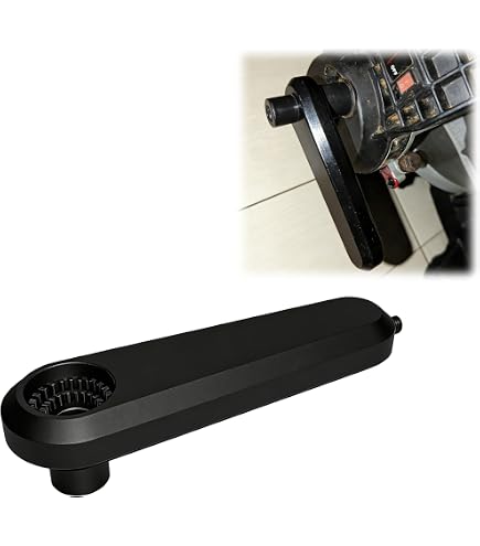 Uxcell 255mm Miter Saw Adjustment Handle – Metal Replacement Part With 10mm Thread, 11.8 X 3cm