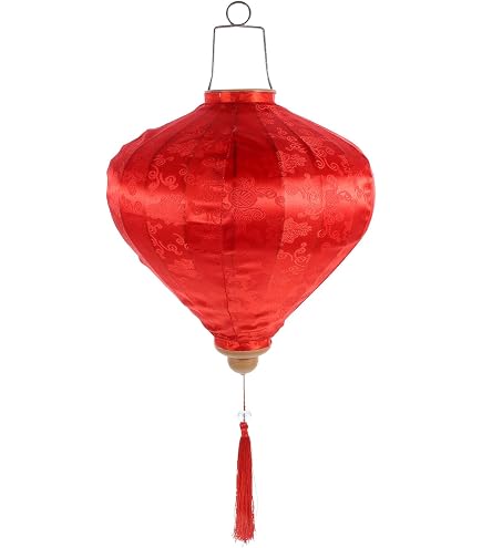 20pcs Chinese Red Paper Lanterns – Spring Festival Hanging Decorations For New Year, Wedding, Party (9.84 X 7.87 Inch)