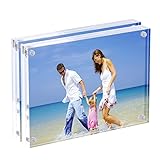 AMEITECH Acrylic Photo Frames 6x8'',Magnetic