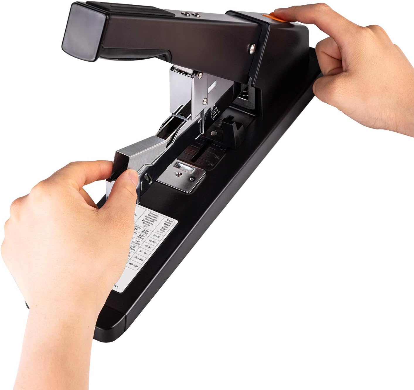 Basics Heavy-Duty Stapler, 210 Sheets : Office Products
