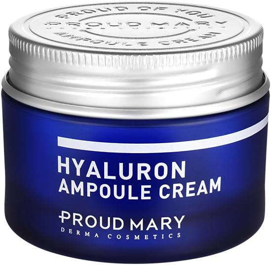 ProudMary Hyaluron Ampoule Cream - Moisturizing & Soothing with Hyaluronic Acid for Dried Rough Skin (50 Milliliter)