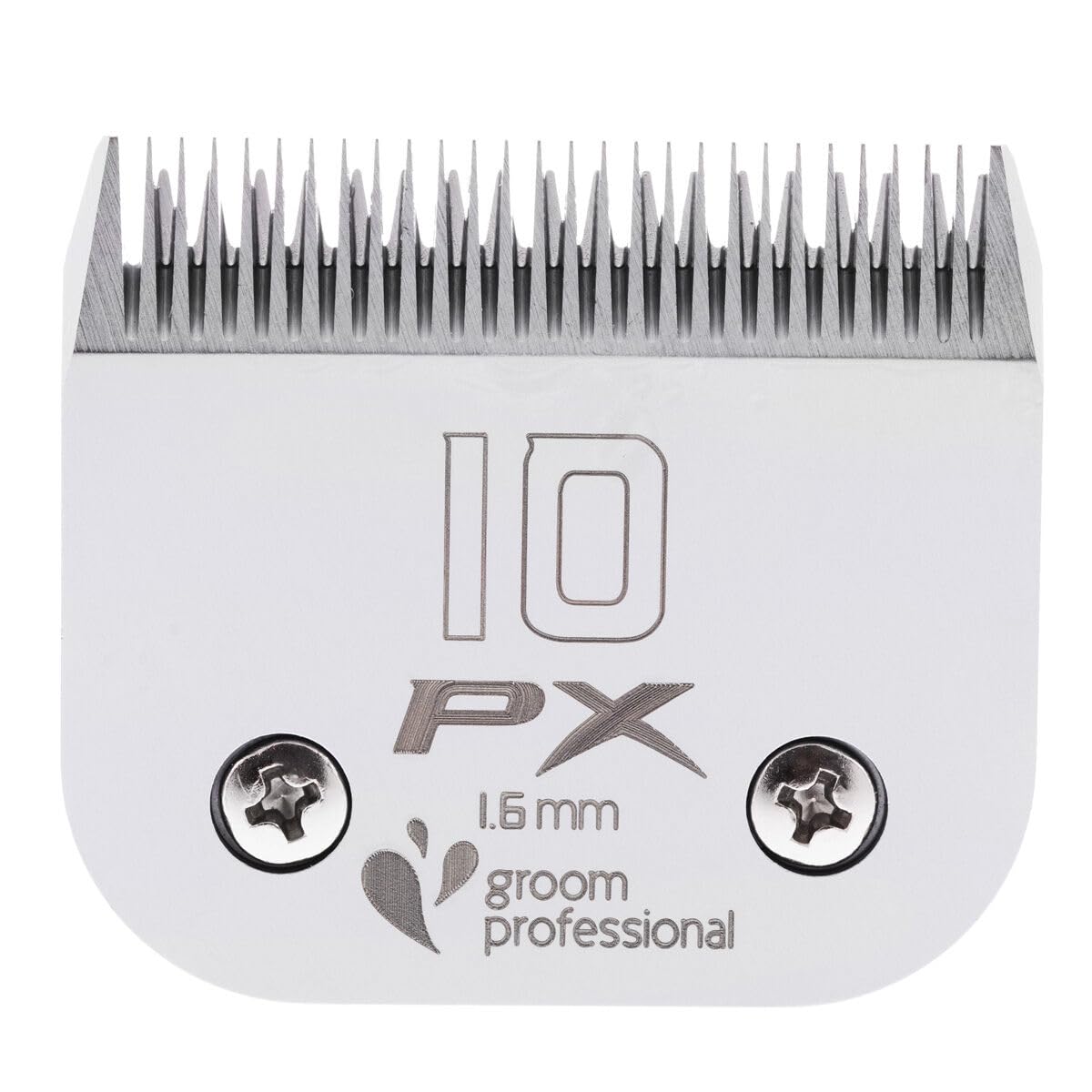 Groom Professional Pro X Clipper Blade Range, Excellence in Animal Grooming, Hardened Steel with Excellent Resistance to Wear & Excellent Cutting Performance, A5 Type Snap-On Blade, Size - 10