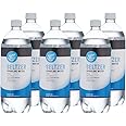 Amazon Brand - Happy Belly Seltzer Sparkling Water, 33.8 fl oz (Pack of 6)