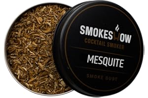 SMOKESHOW COCKTAIL SMOKER Wood Chips for Cocktail Smoker 4 oz tin. Add Flavors to Your Smoked Drinks (Mesquite)