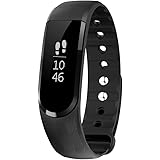 Letscom Fitness Tracker Wristbands, Bluetooth 4.0 IP67 Waterproof OLED Touch Screen Smart Band Pedometer with Sleep Monitor, Activity Tracker Watch for iPhone Android Smartphone
