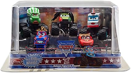 disney deluxe monster truck mater figure set