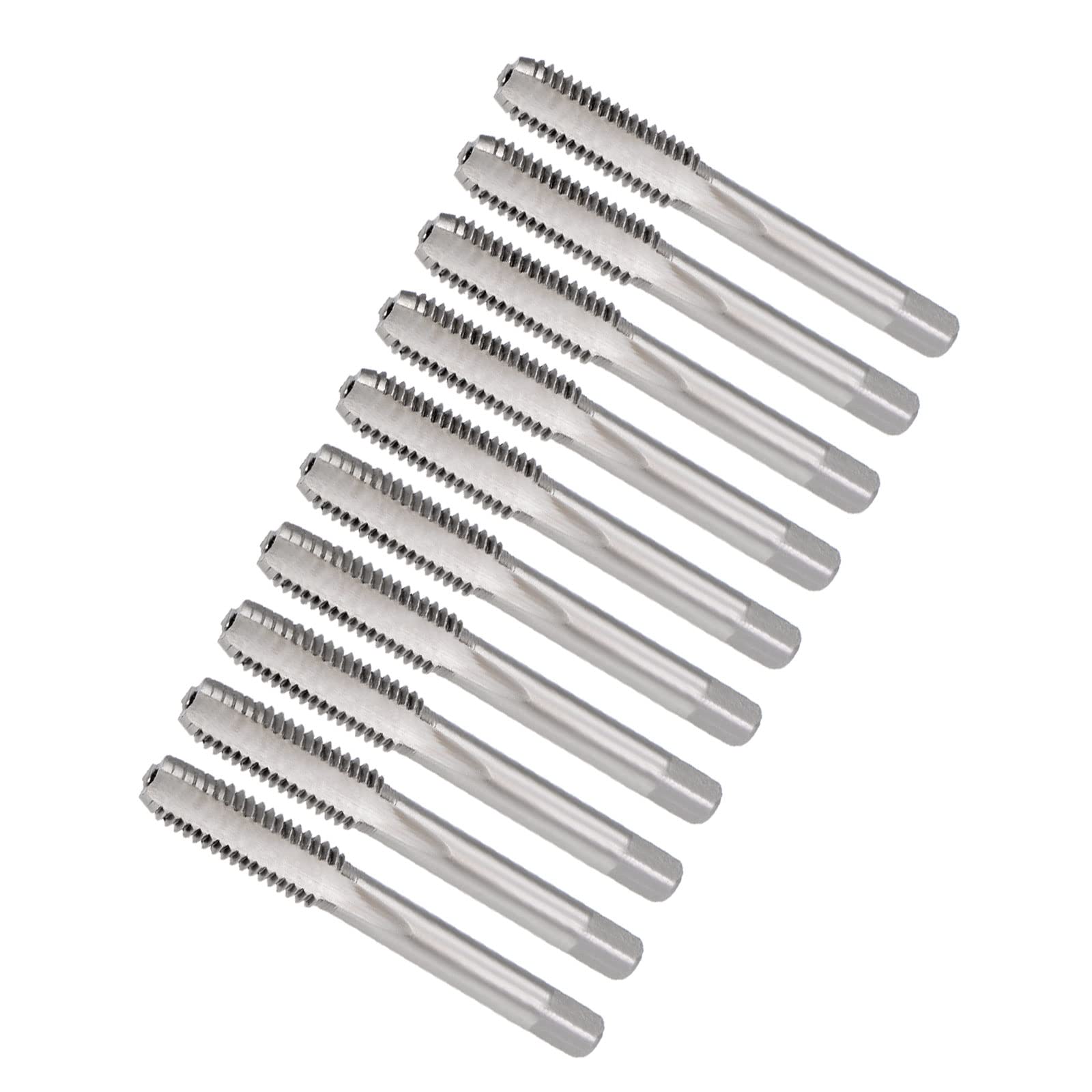 CoCud Hand Threading Taps, M8 x 1.25 Thread, Metric High Speed Steel Screw Tapping Taper Bottom Tap - (Applications: for Machine Thread Repair), 5-Pairs