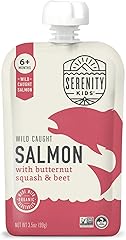 Serenity Kids 6+ Months Baby Food Pouches Puree Made With Ethically Sourced Meats & Organic Veggies | 3.5 Ounce BPA-Free Pouc