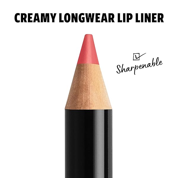 NYX PROFESSIONAL MAKEUP SLIM LIP PENCIL, LONG-LASTING CREAMY LIP LINER – HOT RED