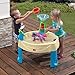 Step2 Wild Whirlpool Water Table for Kids, Indoor and Outdoor Water Sensory Table, Toddlers Ages 1.5+ Years Old, 10 Piece Water Toy Accessories, Blue