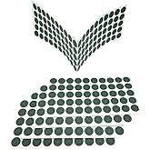 500PCS 18650 Lithium Battery Insulator Ring Self Adhesive Hollow Paper Pad Electrical Insulating Adhesive Paper Green