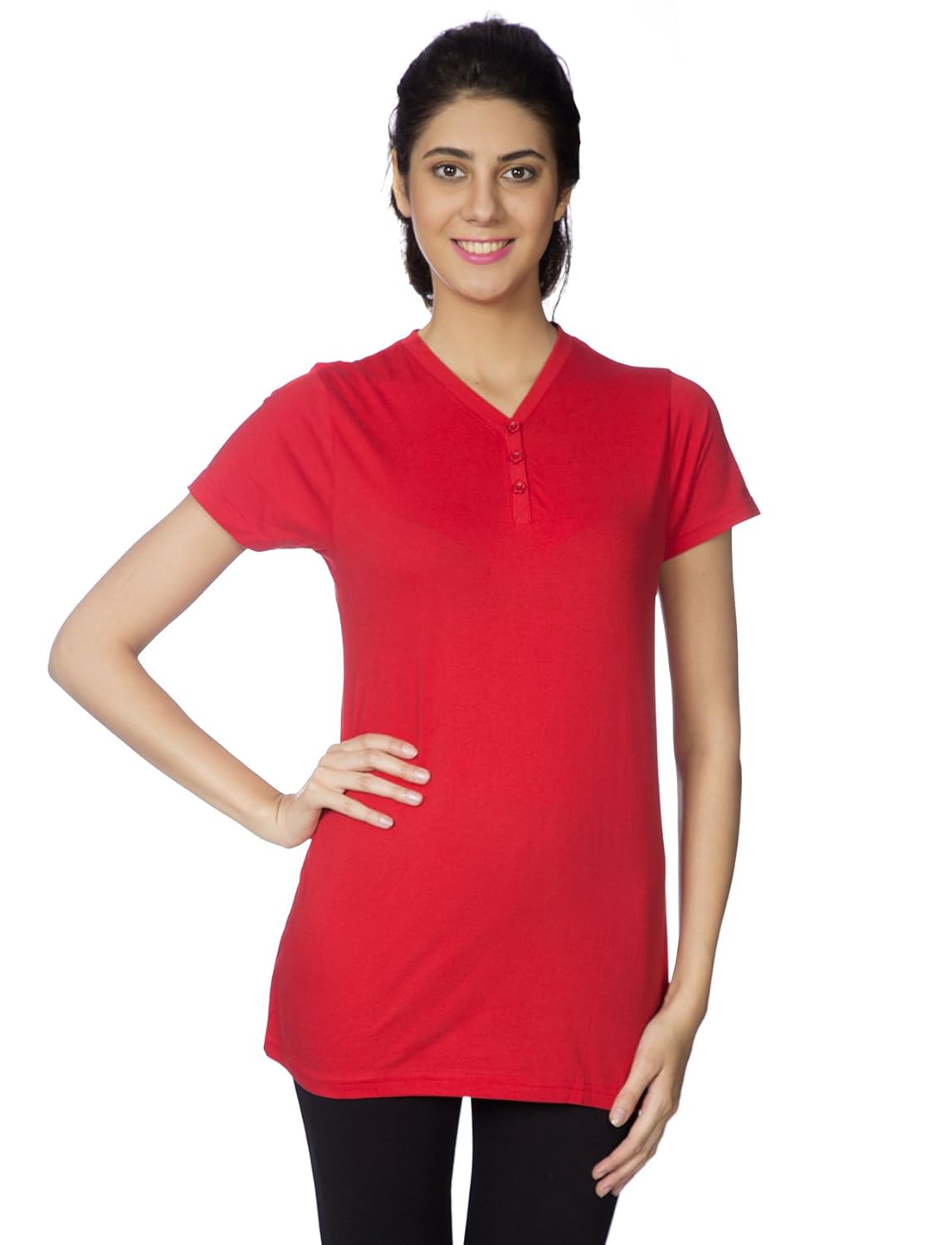 goldstroms women's yoga button down plain top