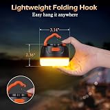 lanktoo Rechargeable Camping Lantern Remote Power Bank USB C 300H 5 Modes view 8