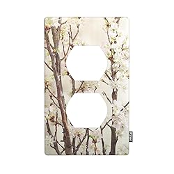 Pznen Cherry Blossoms Outlet Covers Pink Flowers on