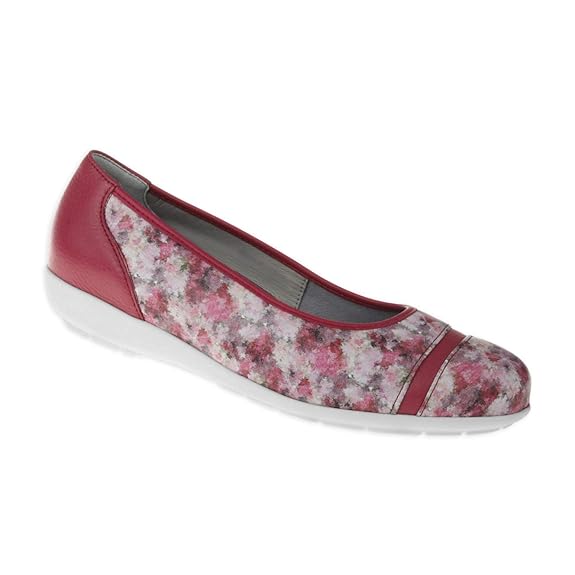 Natural Feet Damen Ballerina | Echtes Hirschleder | Weite H | Hallux geeignet